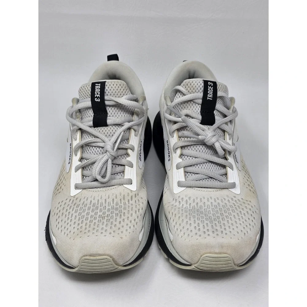 Brooks Women's Trace 3 Running Shoes White/Oyster Size 10 Medium/B Pre-owned